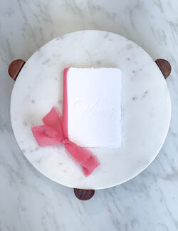 Hand made Vows book