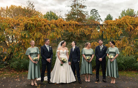 Classic Church and Garden Wedding in Christchurch