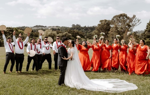 Blissful Church Wedding in Auckland