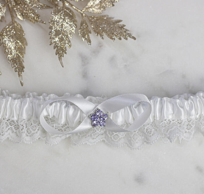 Something Blue garter