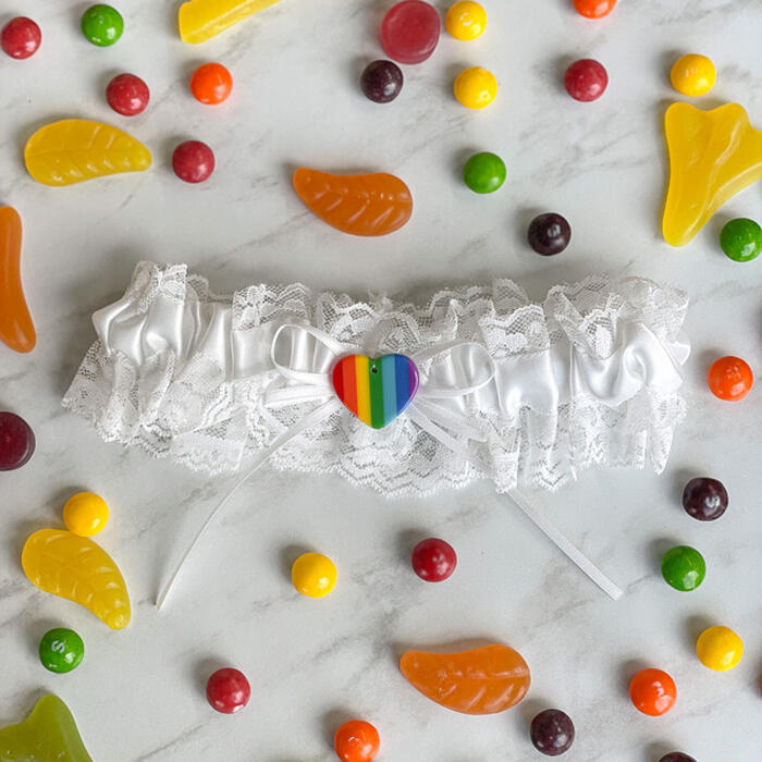 Rainbow garter