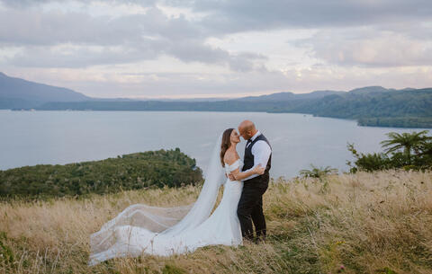 Breathtaking Lake Wedding at The Black Barn