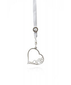 Floating hearts charm
