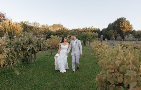 Bubbly and Fun Garden wedding in Masterton