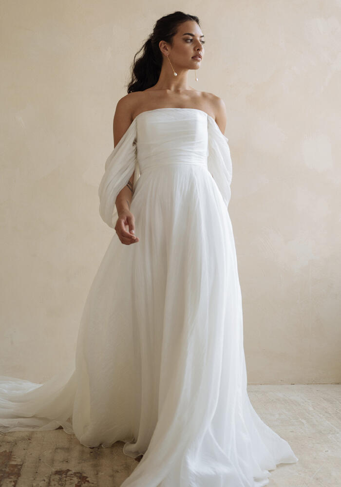 Jenny Yoo Noa Chiffon Wedding Dress