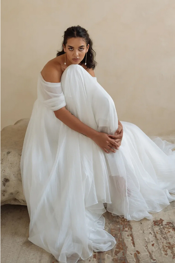 Jenny Yoo Noa Chiffon Wedding Dress