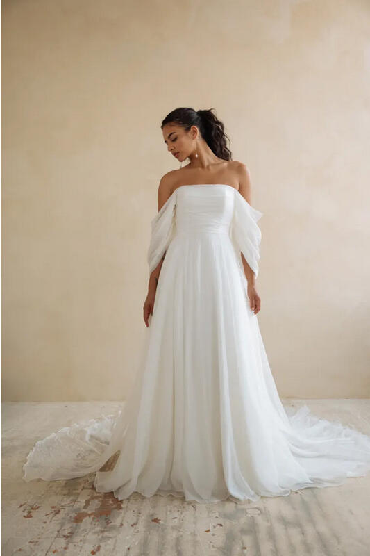 Jenny Yoo Noa Chiffon Wedding Dress