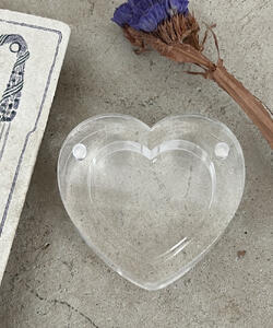 Acrylic Heart Shaped Carrier