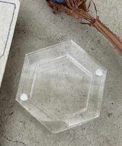 Acrylic Hexagonal Shaped Carrier