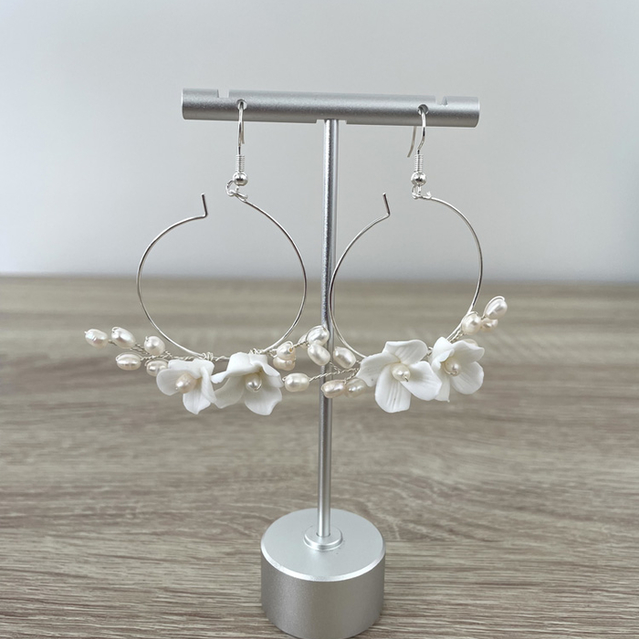 Pearl hoops