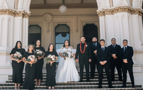 Chic Wellington Wedding at Prefab Hall