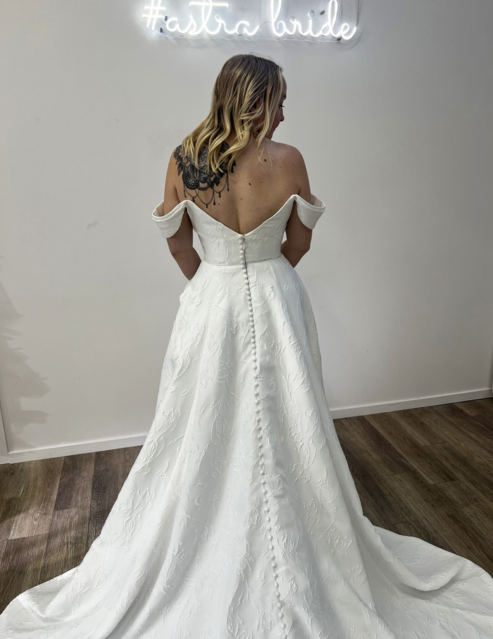 Forget Me Knot Singapore (Brocade) | Wedding Dress New Zealand