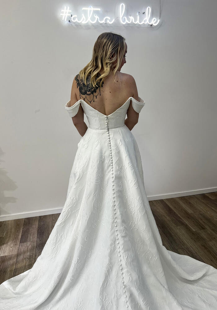 Forget Me Knot Singapore (Brocade) | Wedding Dress New Zealand