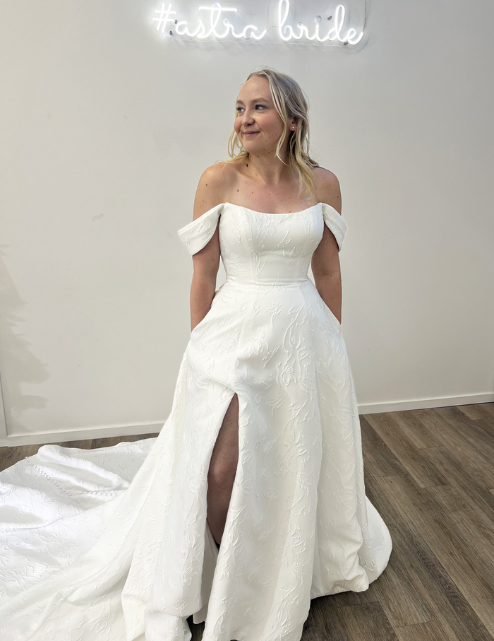 Forget Me Knot Singapore (Brocade) | Wedding Dress New Zealand