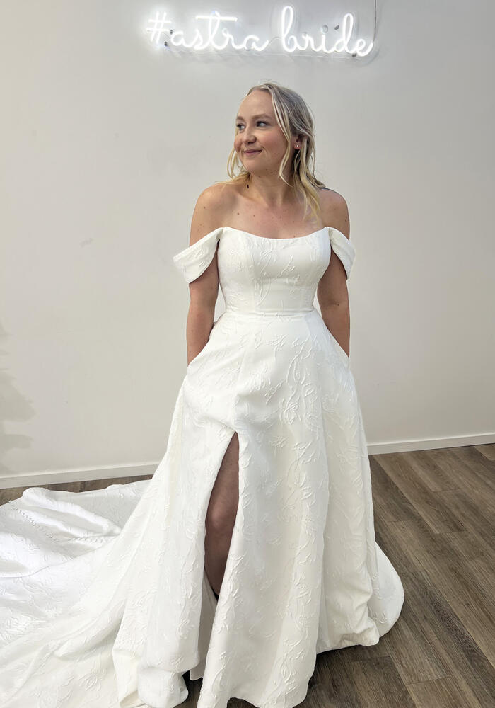 Forget Me Knot Singapore (Brocade) | Wedding Dress New Zealand