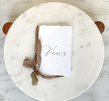 Vows Book-Silver