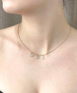 M R S necklace