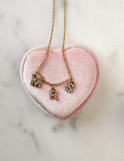 MRS letter necklace