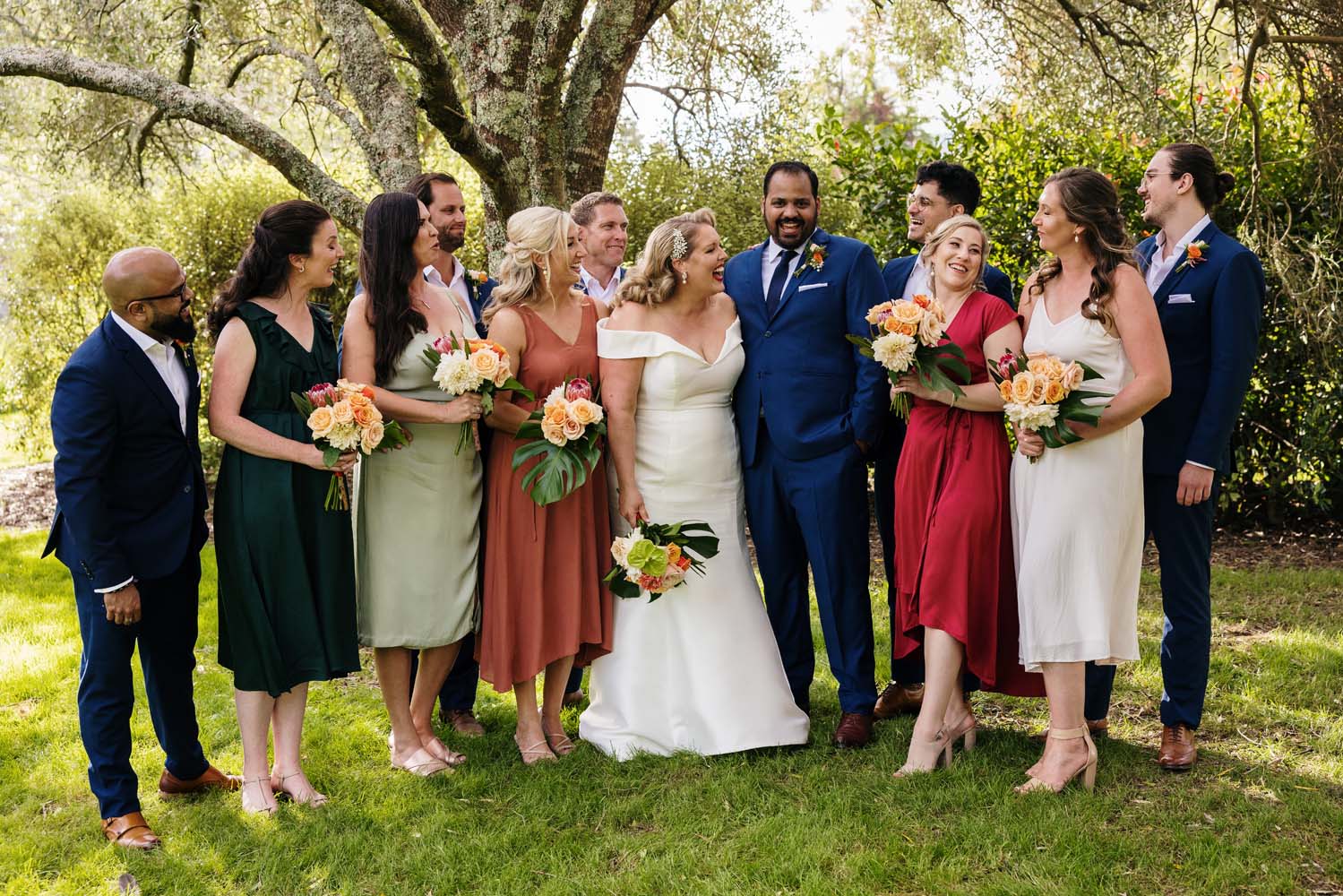 Sunny Auckland Lodge Wedding