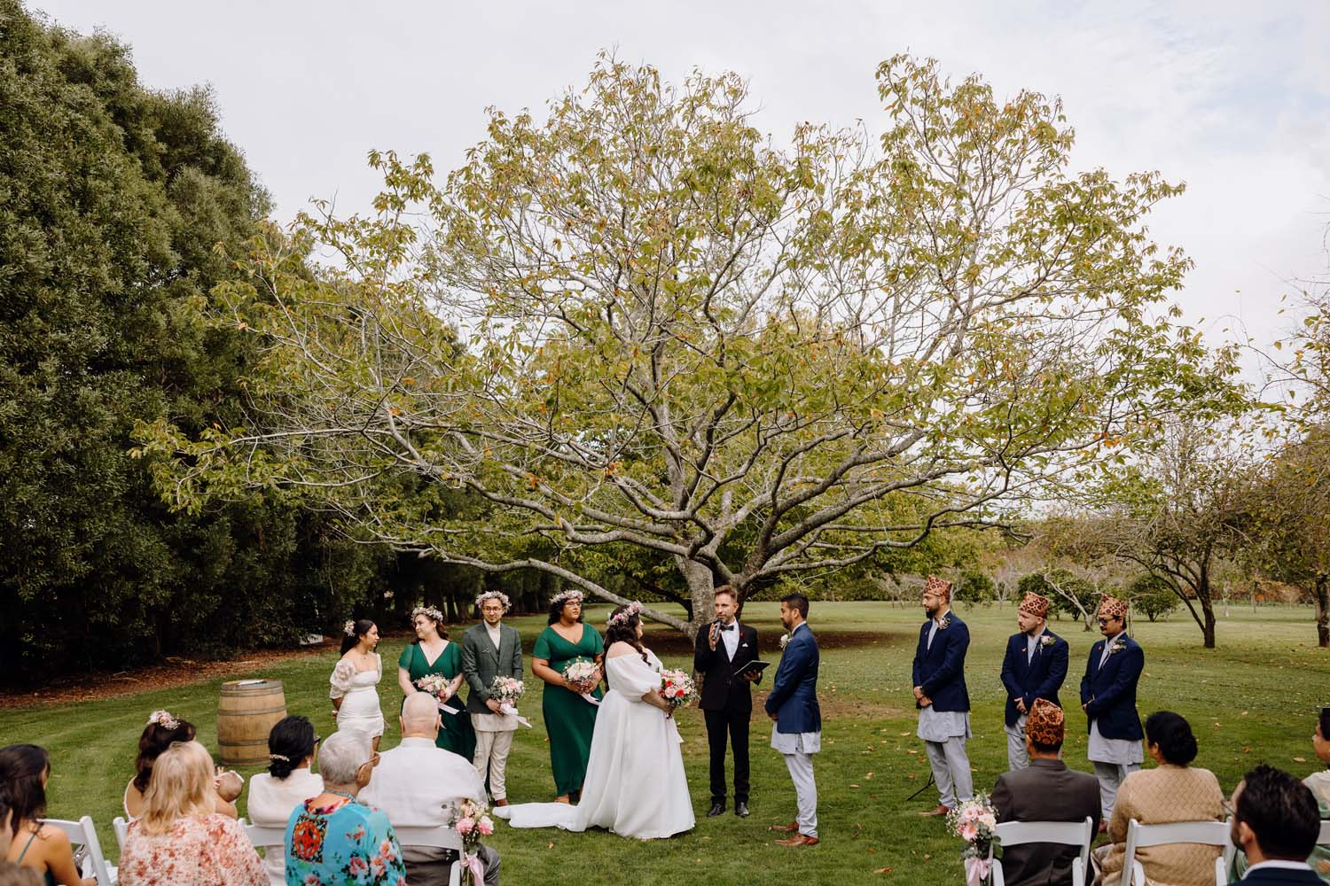 Idyllic Outdoor Wedding in Auckland