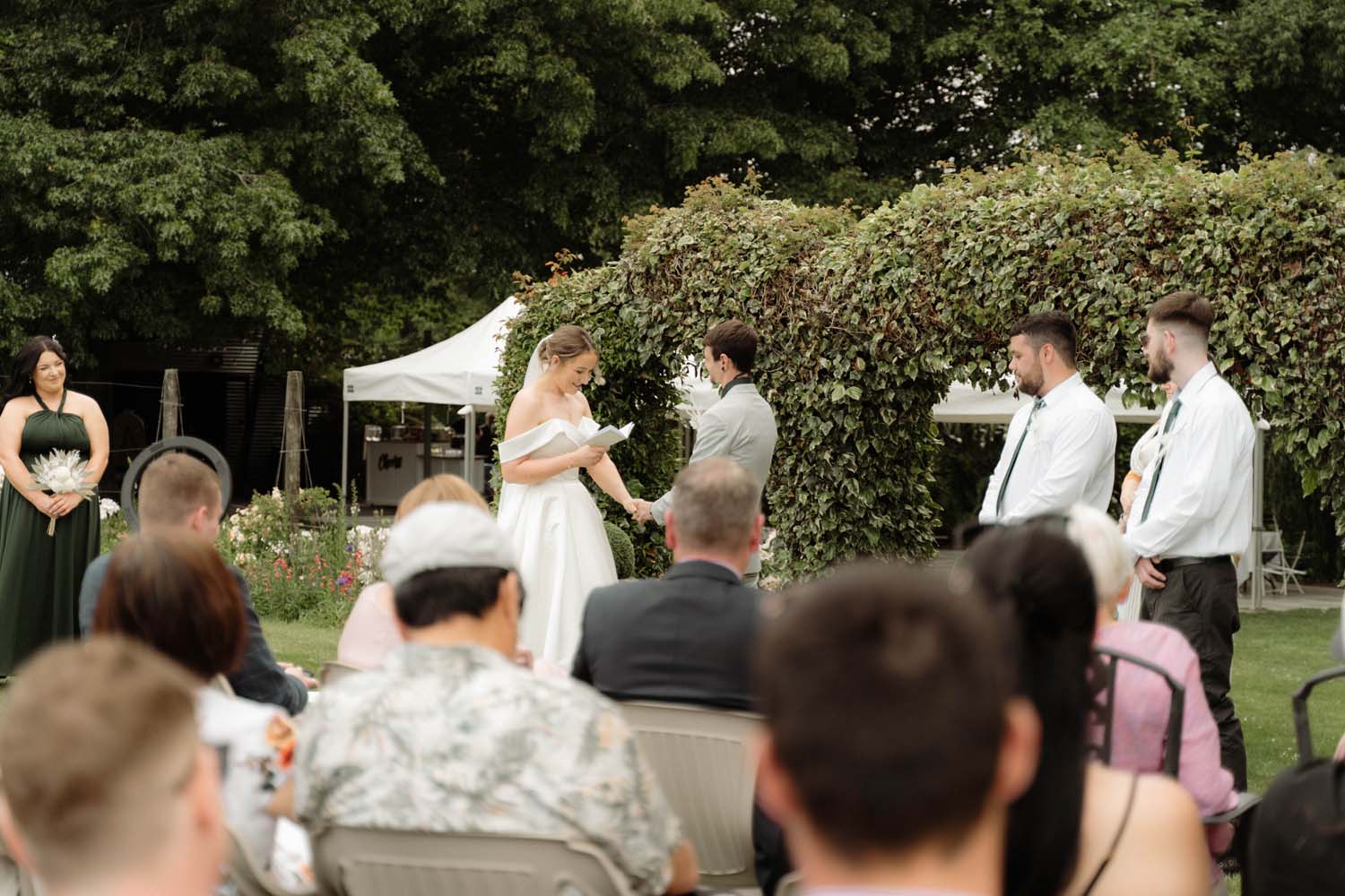 Elegant Garden Wedding in Masterton