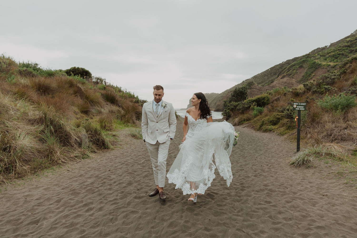 Dreamy Beach Wedding at Flaxmere House