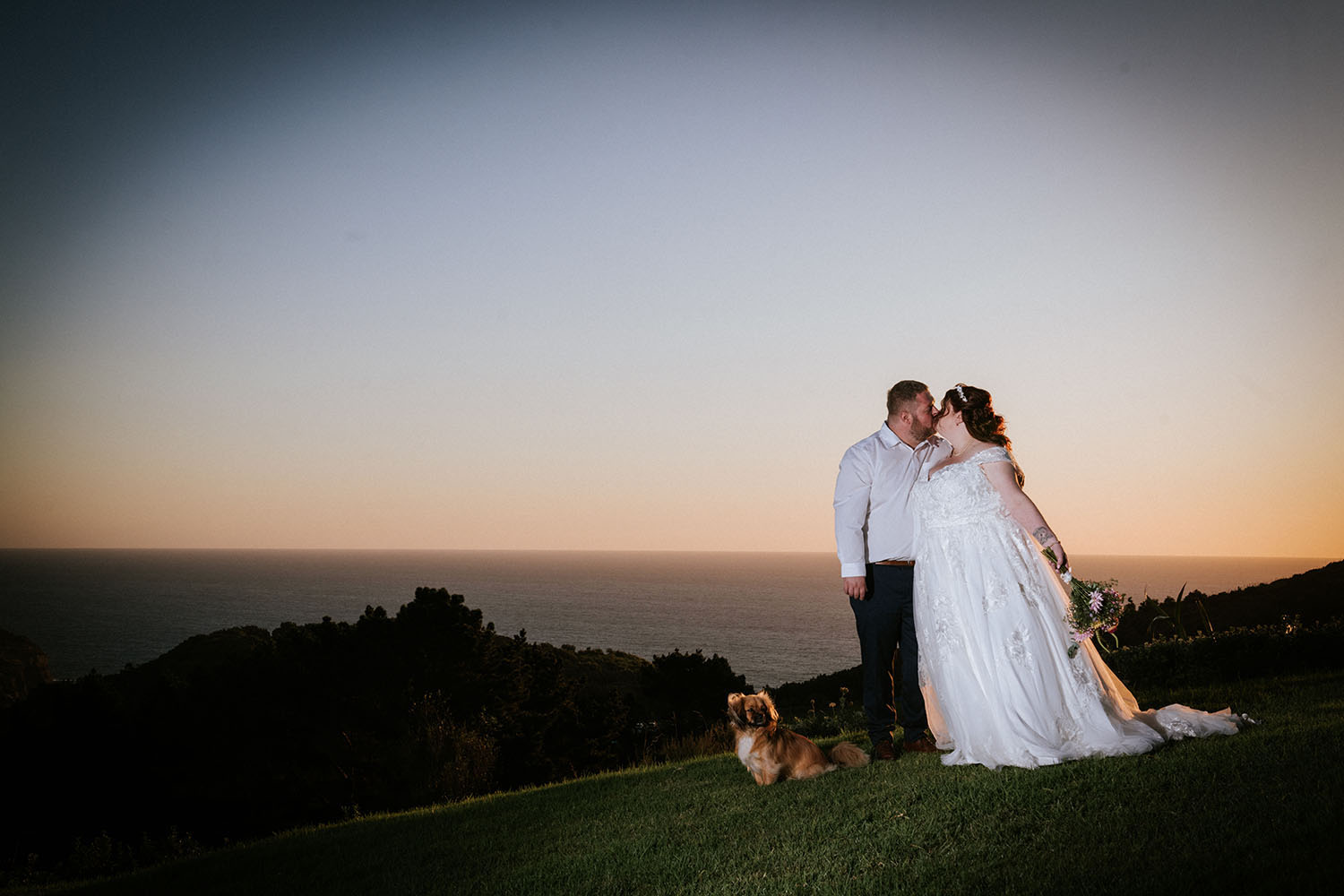 Intimate Beach Wedding at Muriwai