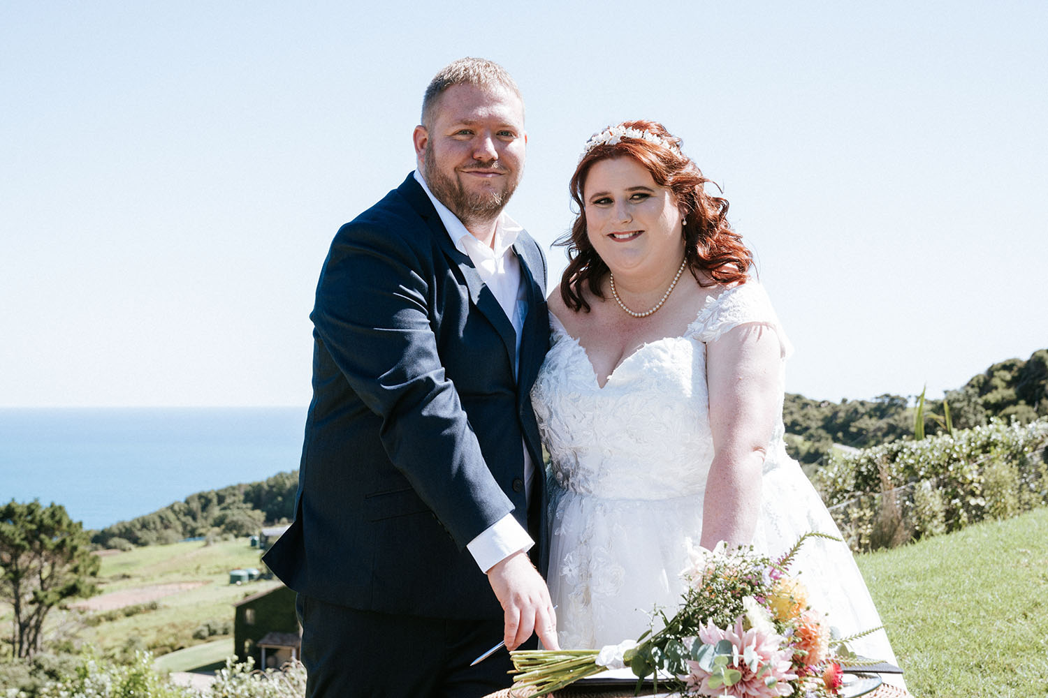 Intimate Beach Wedding at Muriwai