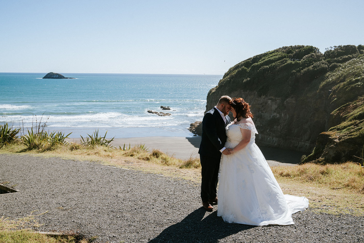 Intimate Beach Wedding at Muriwai
