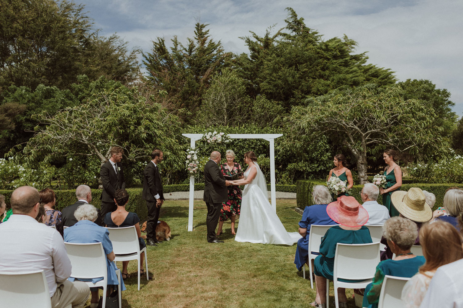 Cheerful Country Wedding in Martinborough