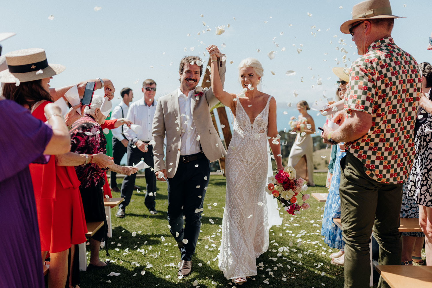 Relaxed and Fun Wedding in Raglan
