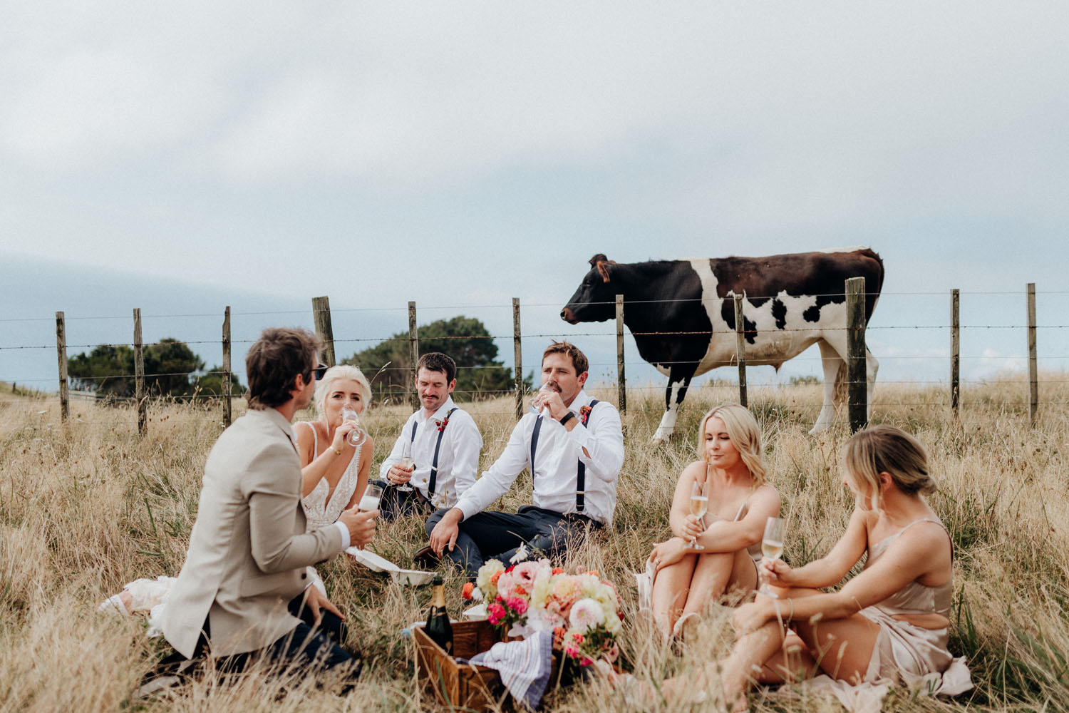Relaxed and Fun Wedding in Raglan 