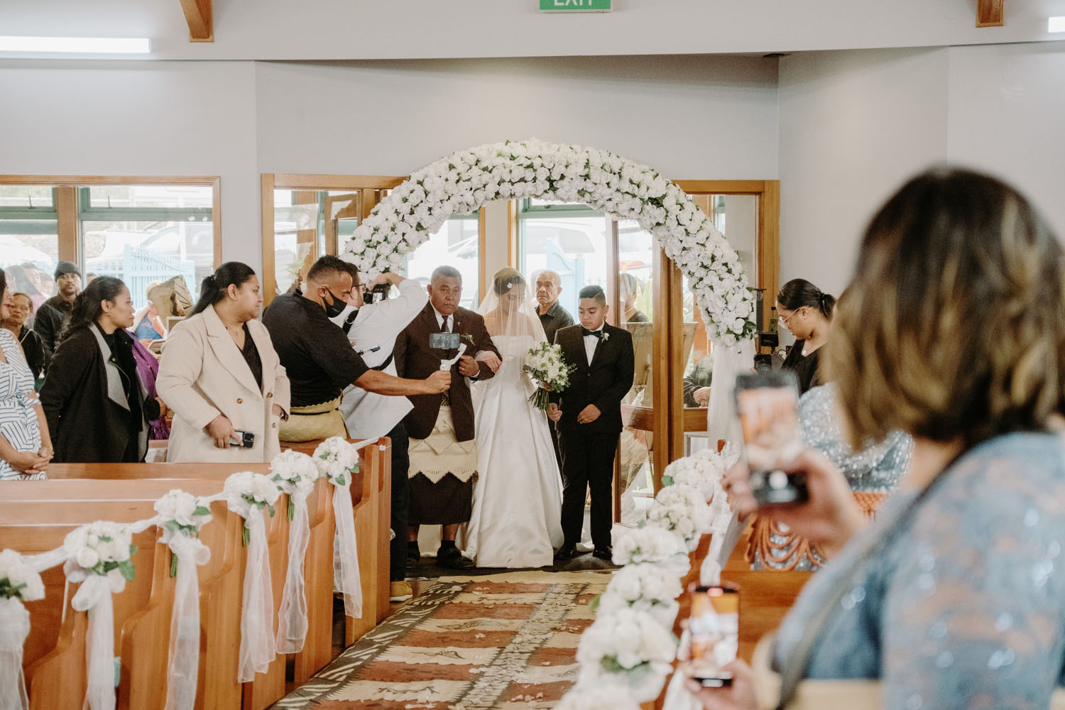 Elegant Auckland Church Wedding