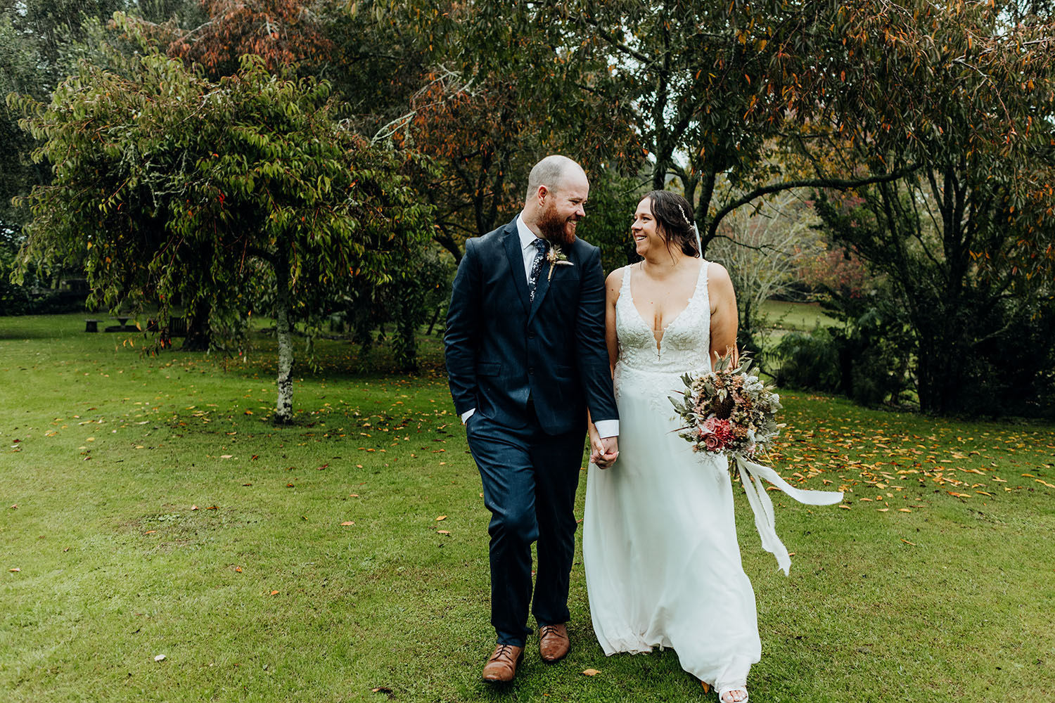 Tranquil Garden Wedding in Waihi