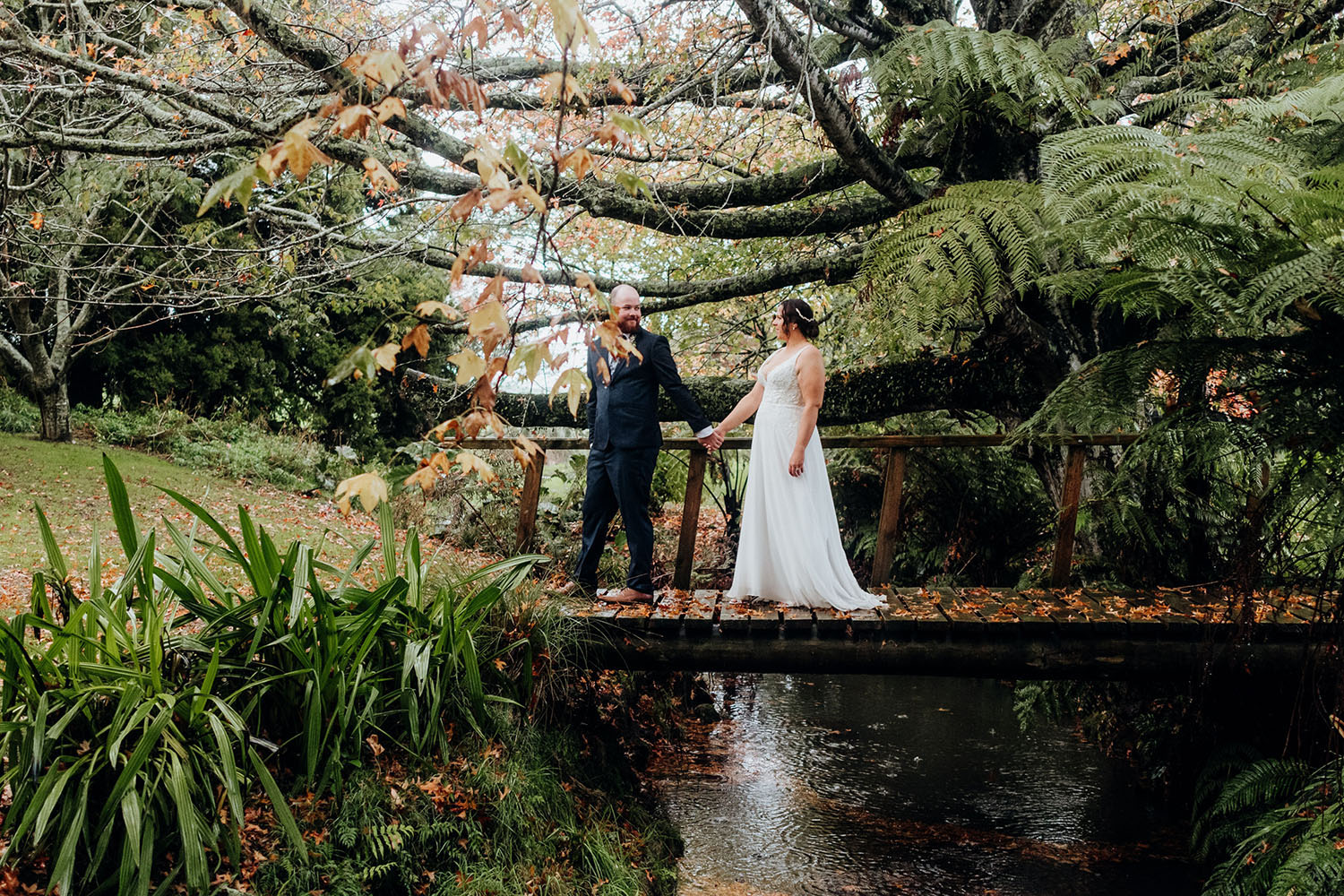 Tranquil Garden Wedding in Waihi
