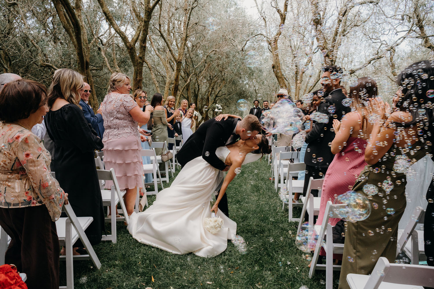 Romantic Auckland Wedding at Bracu Estate