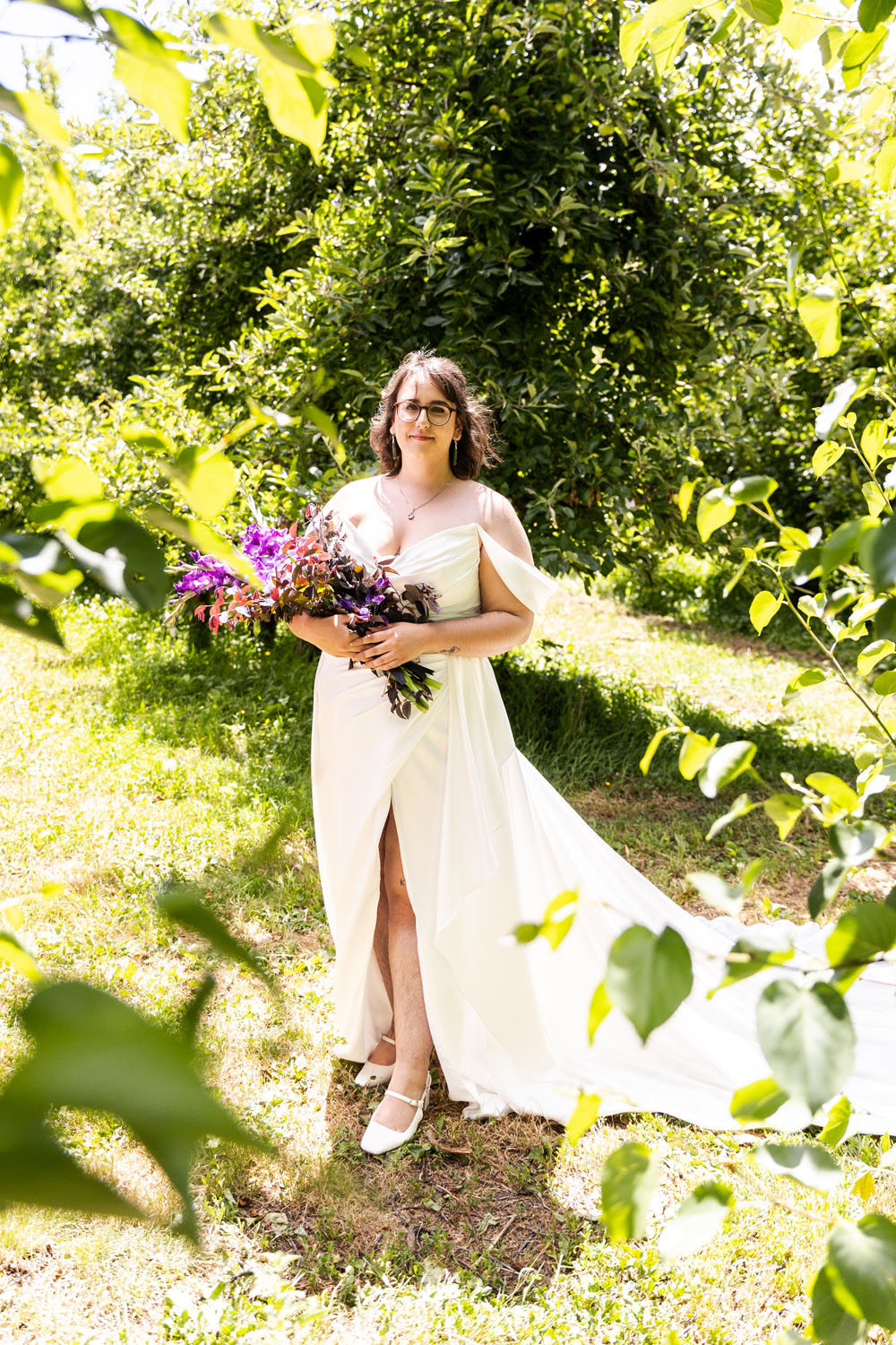 Vibrant Orchard Wedding at Molewood Orchard