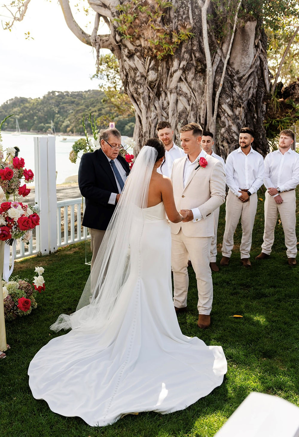 Scenic Waterfront Wedding in the Bay of Islands