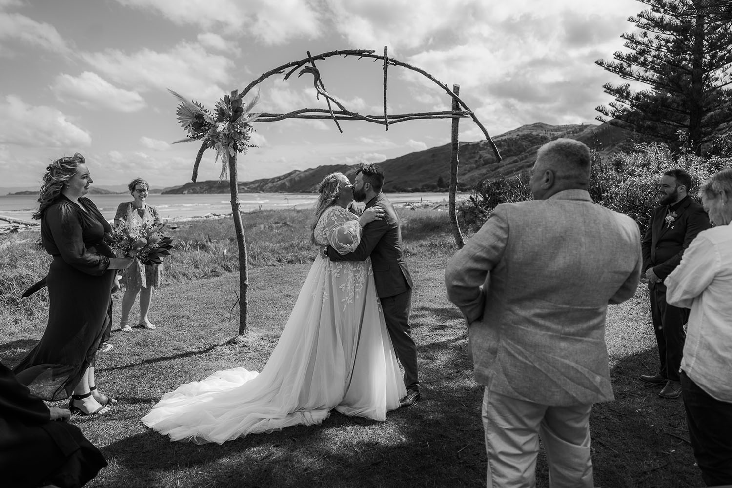 Dreamy Beach Wedding in Gisborne