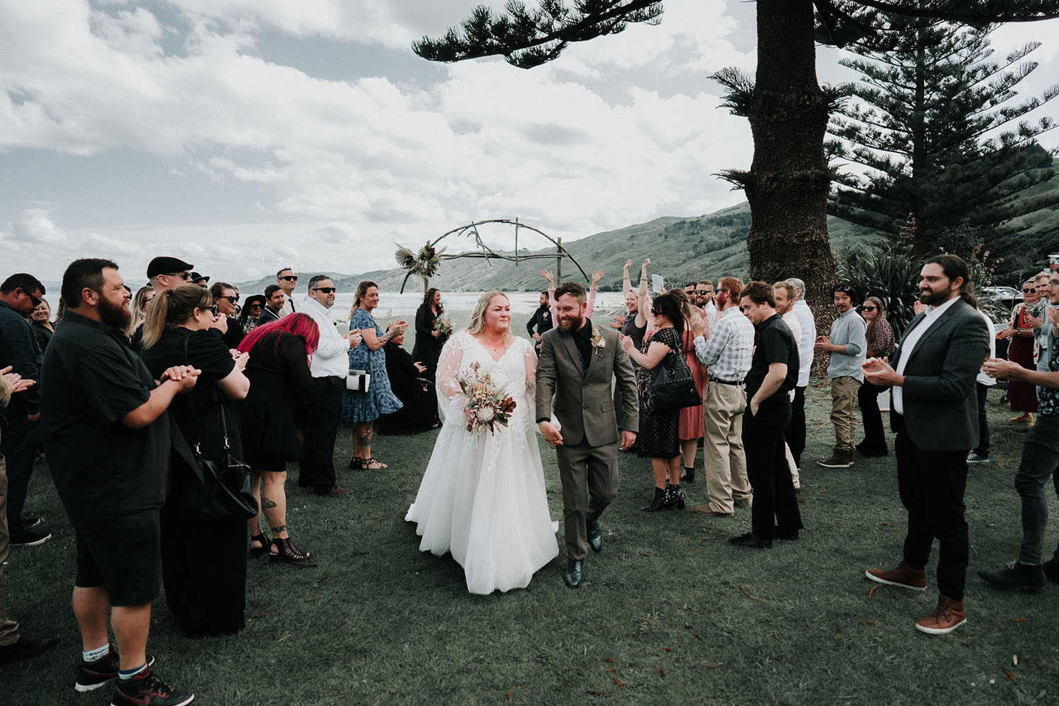 Dreamy Beach Wedding in Gisborne