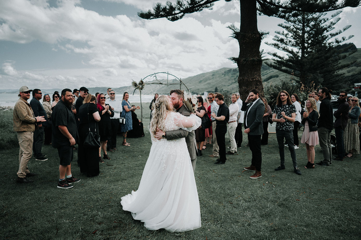 Dreamy Beach Wedding in Gisborne