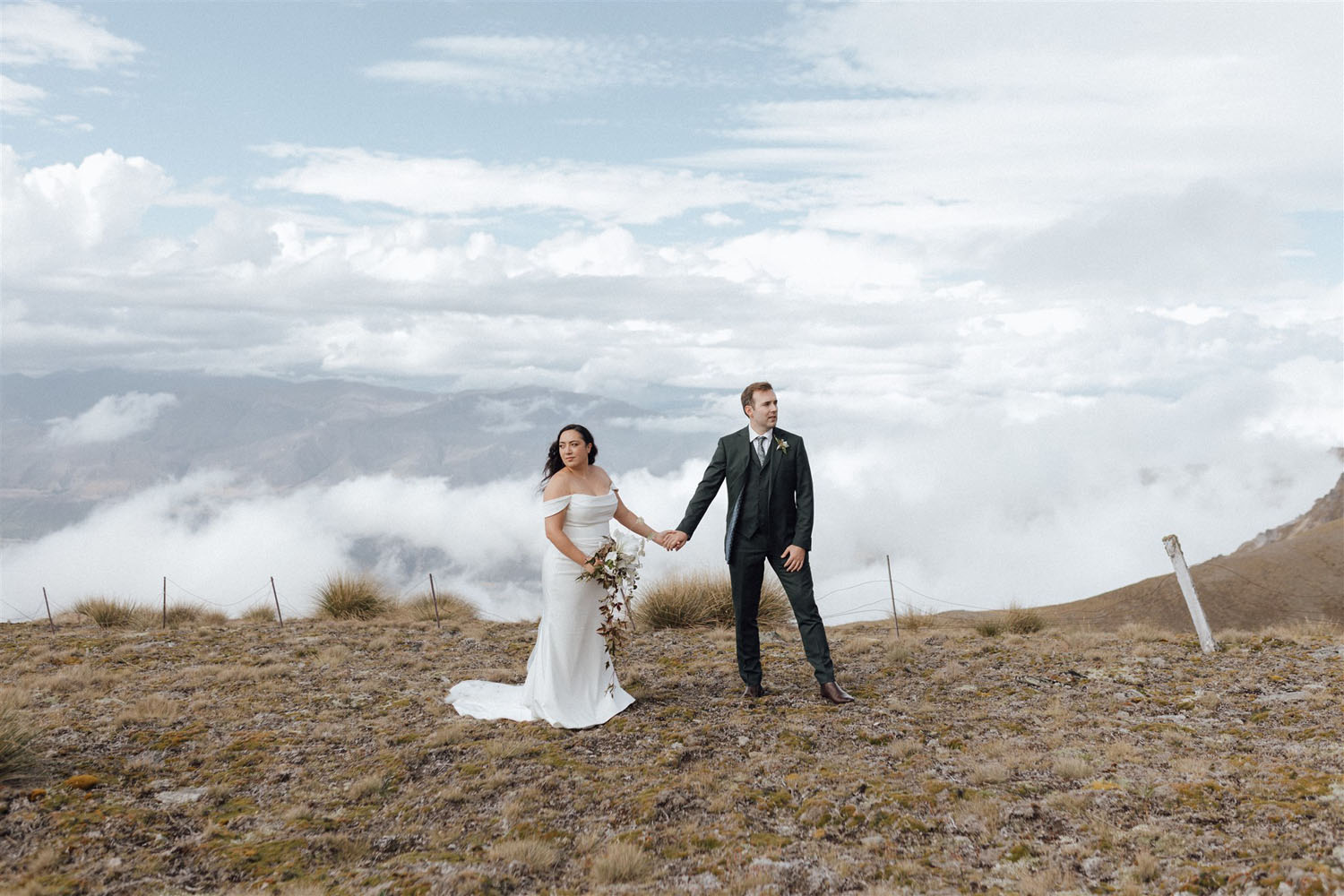 Timeless Queenstown Mountain Wedding