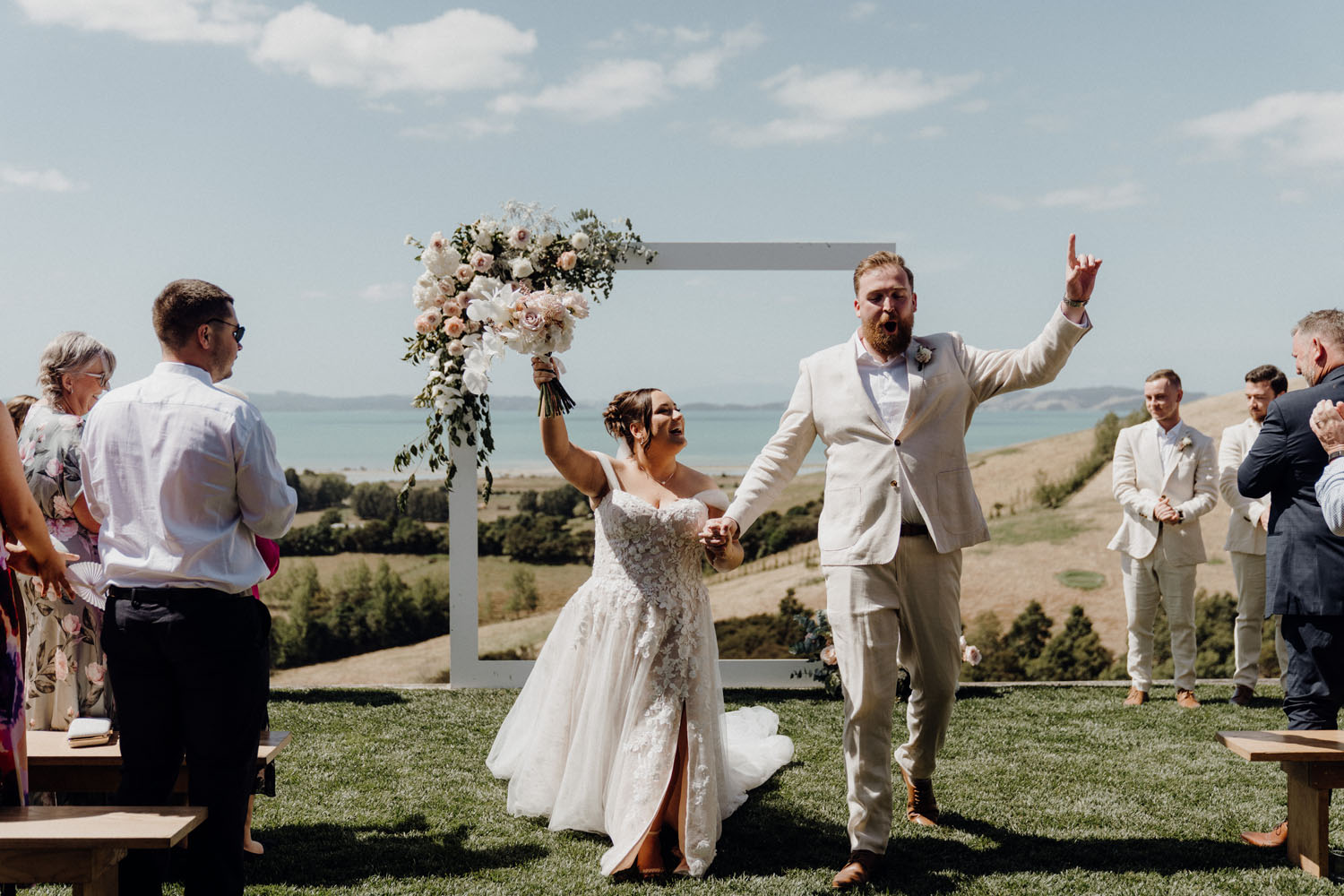 Romantic Outdoor Wedding at Kauri Bay Boomrock