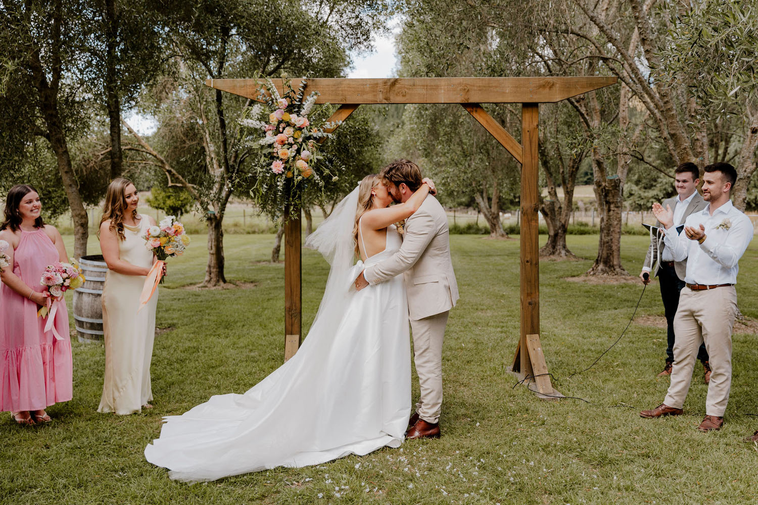 Lovely Farm Wedding at Tironui
