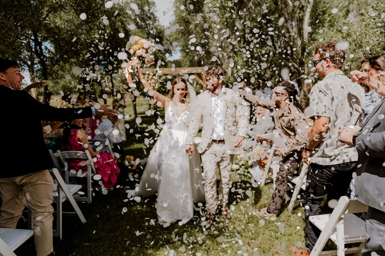 Lovely Farm Wedding at Tironui
