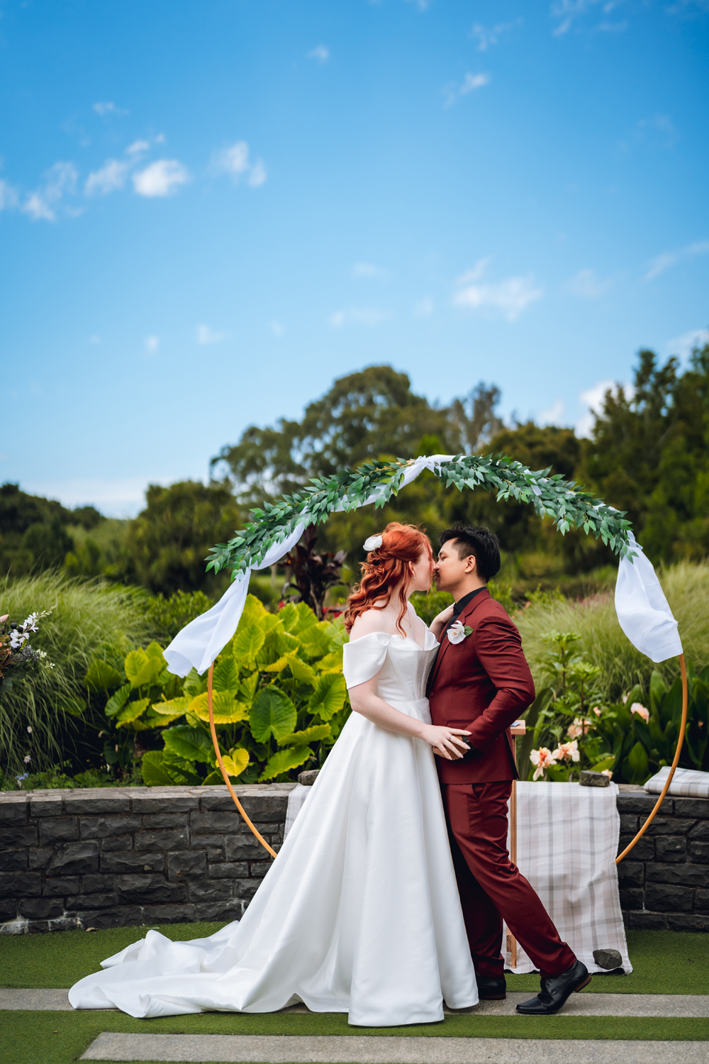 Intimate Garden Wedding in Auckland