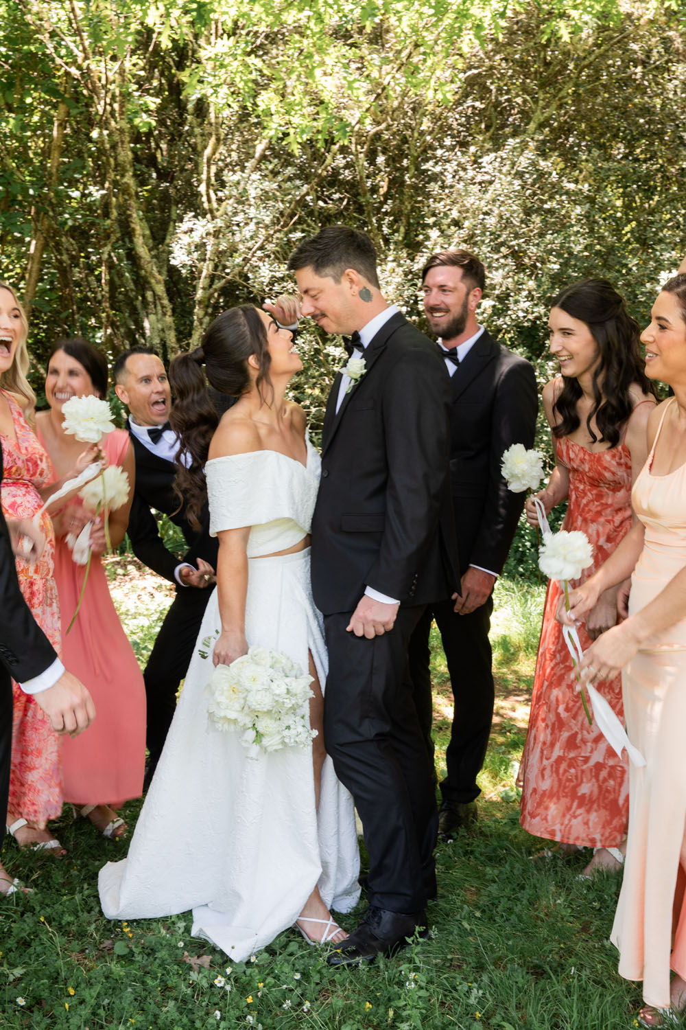 Fun and Cheerful Golf Club Wedding in Raglan