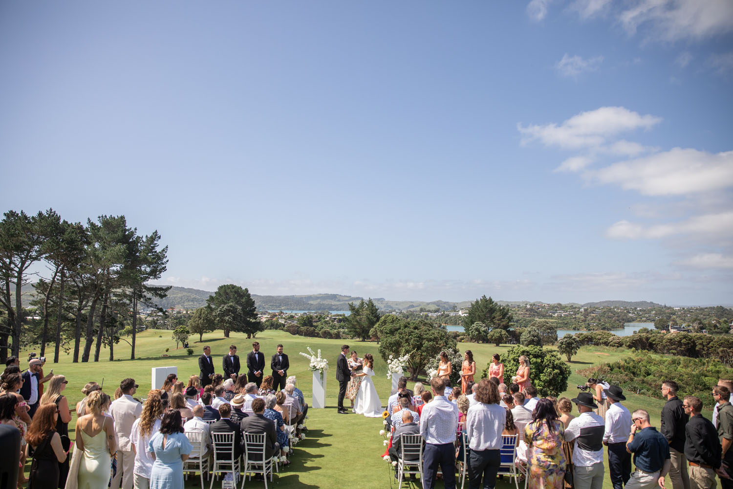 Fun and Cheerful Golf Club Wedding in Raglan