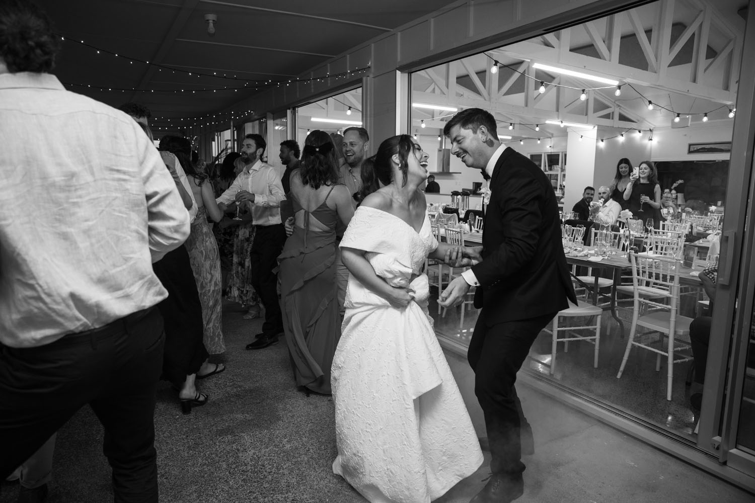 Fun and Cheerful Golf Club Wedding in Raglan