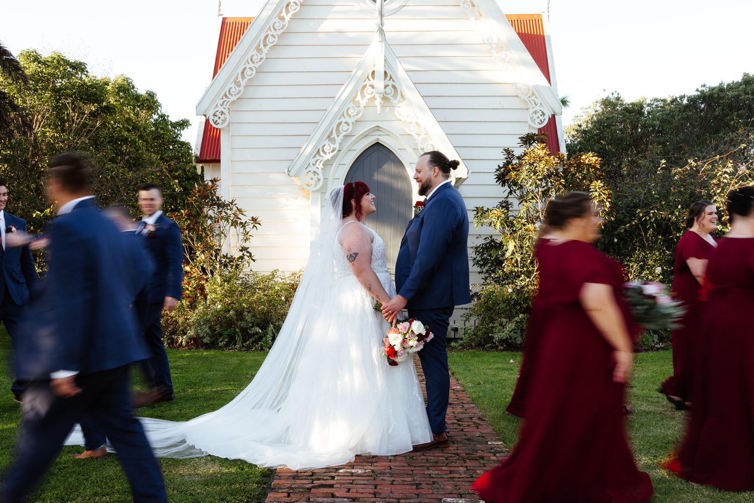 Vibrant Outdoor Wedding at The Stables Matakana